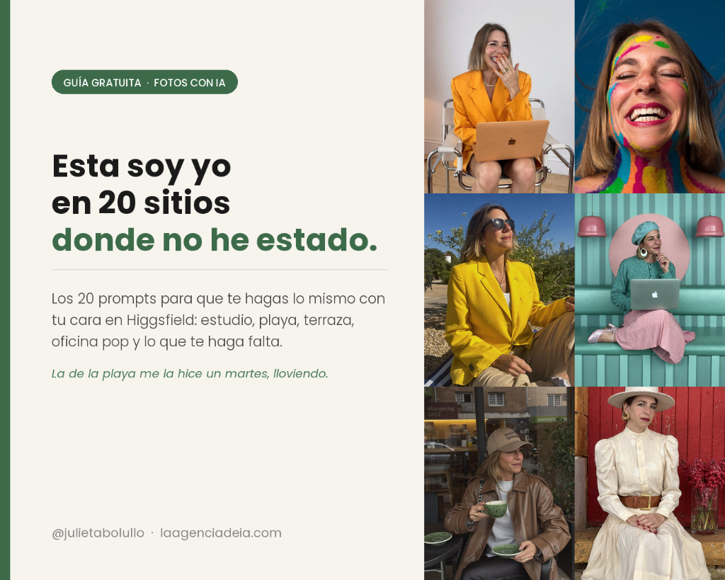 Esta soy yo en 20 sitios donde no he estado.