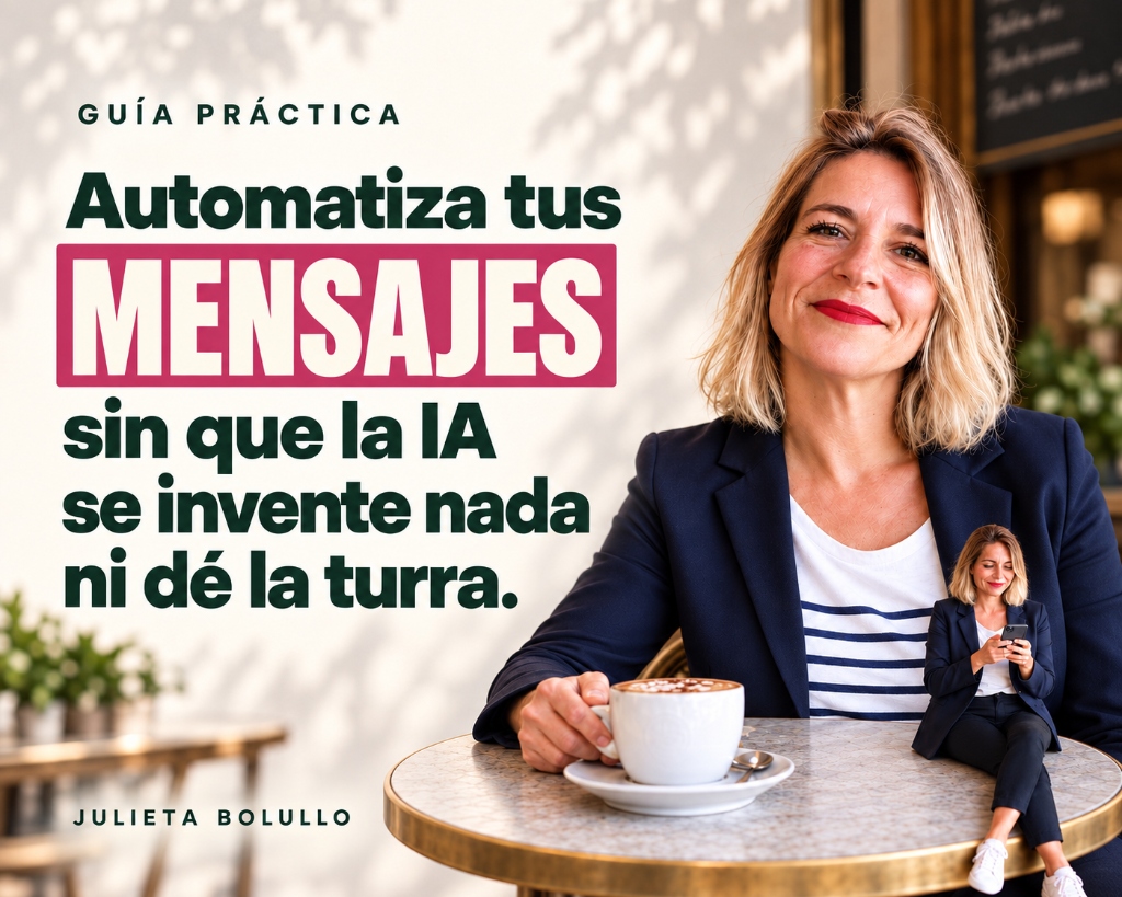 Automatiza tus mensajes sin que la IA se invente nada ni dé la turra.