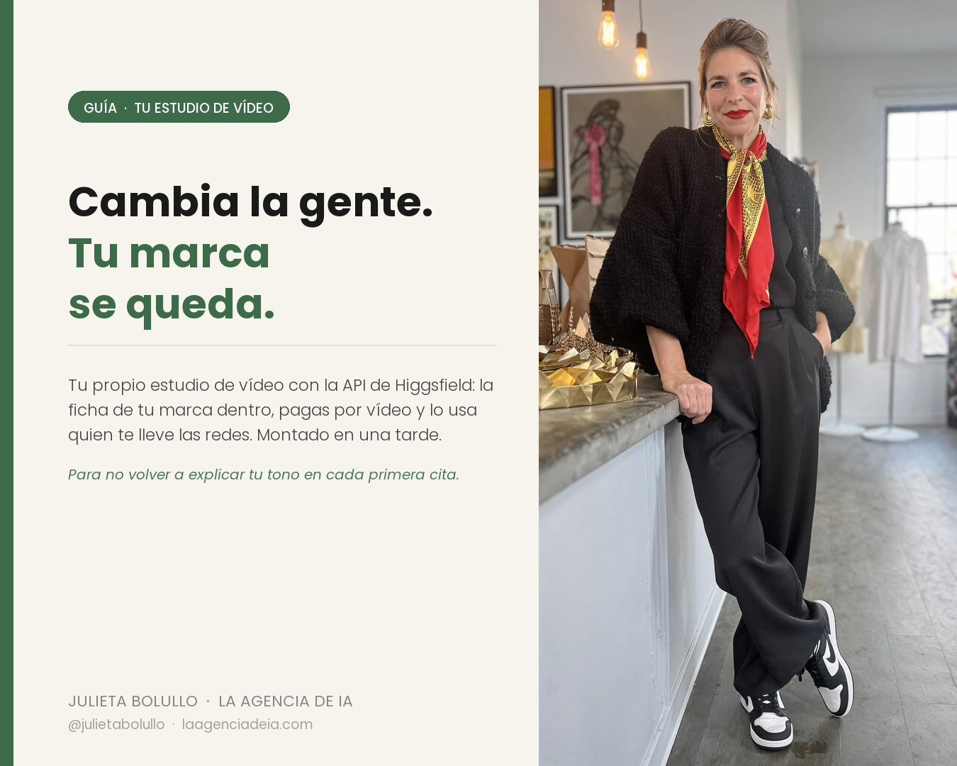 Cambia la gente. Tu marca se queda.