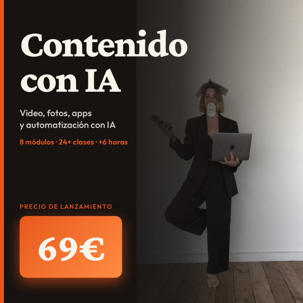 Curso Contenido con IA - 69€