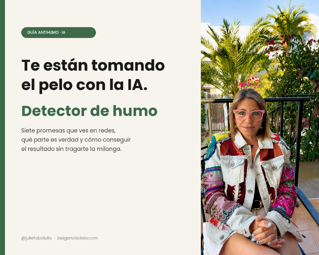 Te están tomando el pelo con la IA. Detector de humo