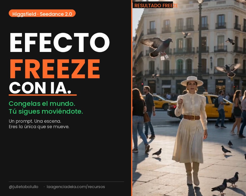 Efecto Freeze con IA
