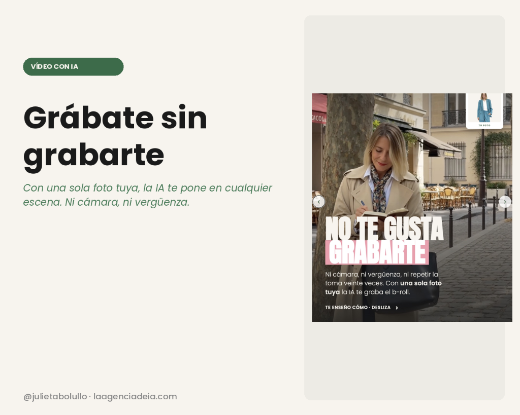 Grábate sin grabarte