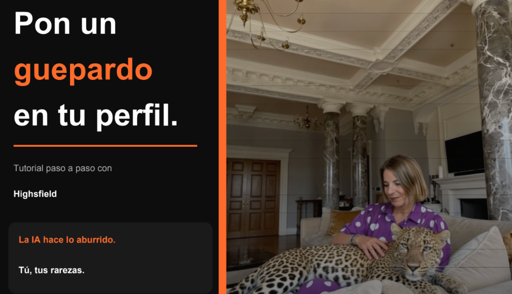 Pon un guepardo en tu perfil