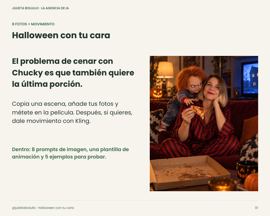 Halloween con tu cara.