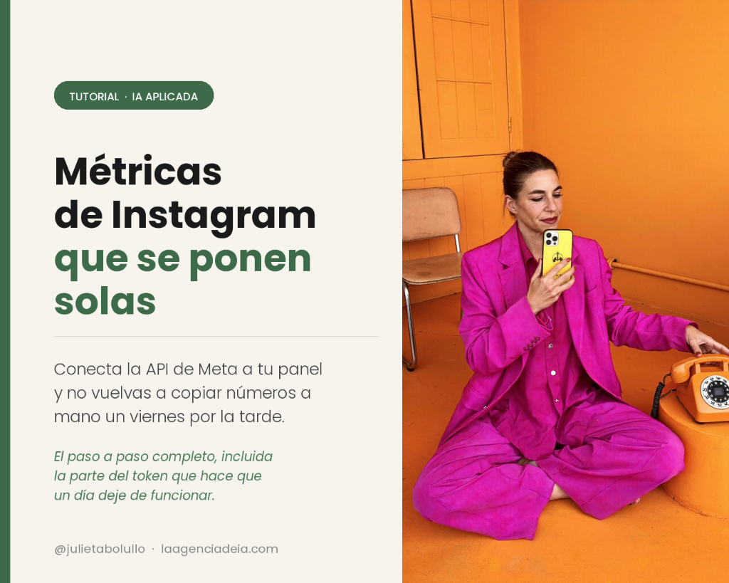 Métricas de Instagram que se ponen solas