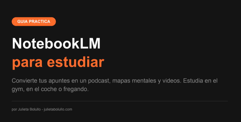 NotebookLM para estudiar