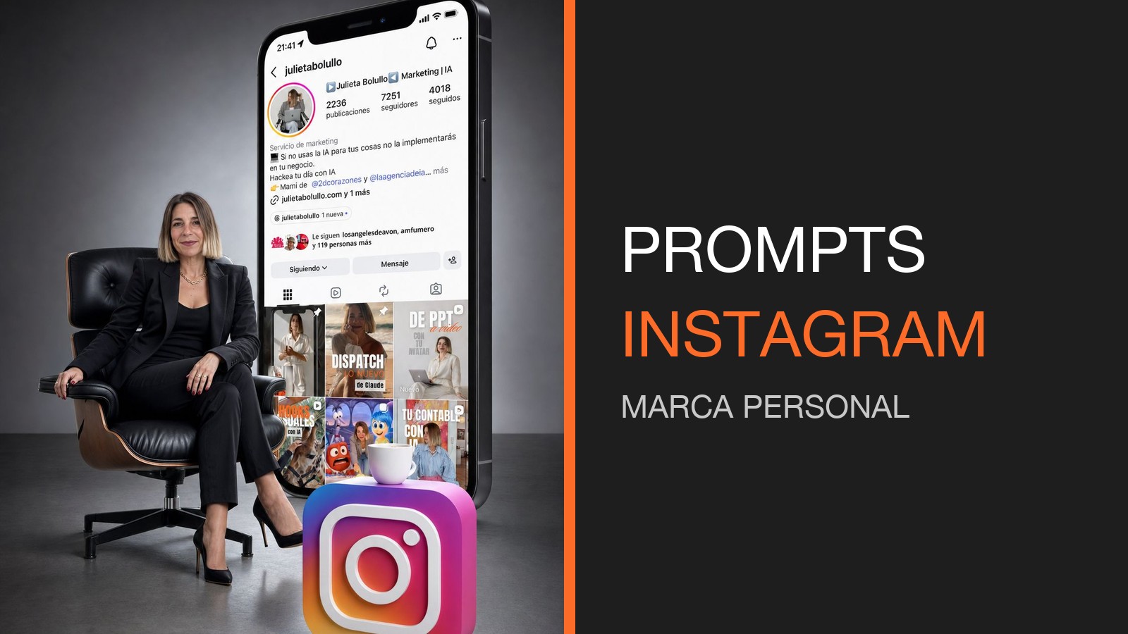 Prompts de Instagram para Marca Personal