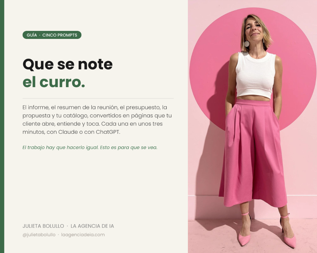 Que se note el curro.