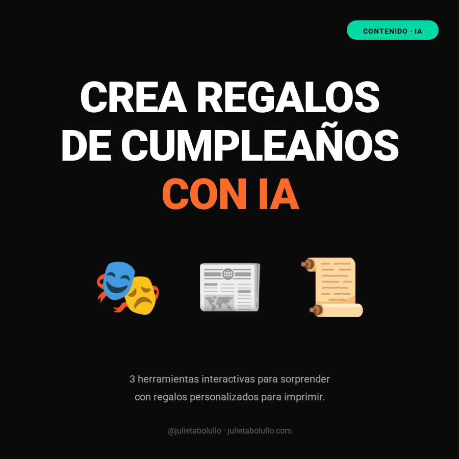 Crea Regalos de Cumpleaños con IA