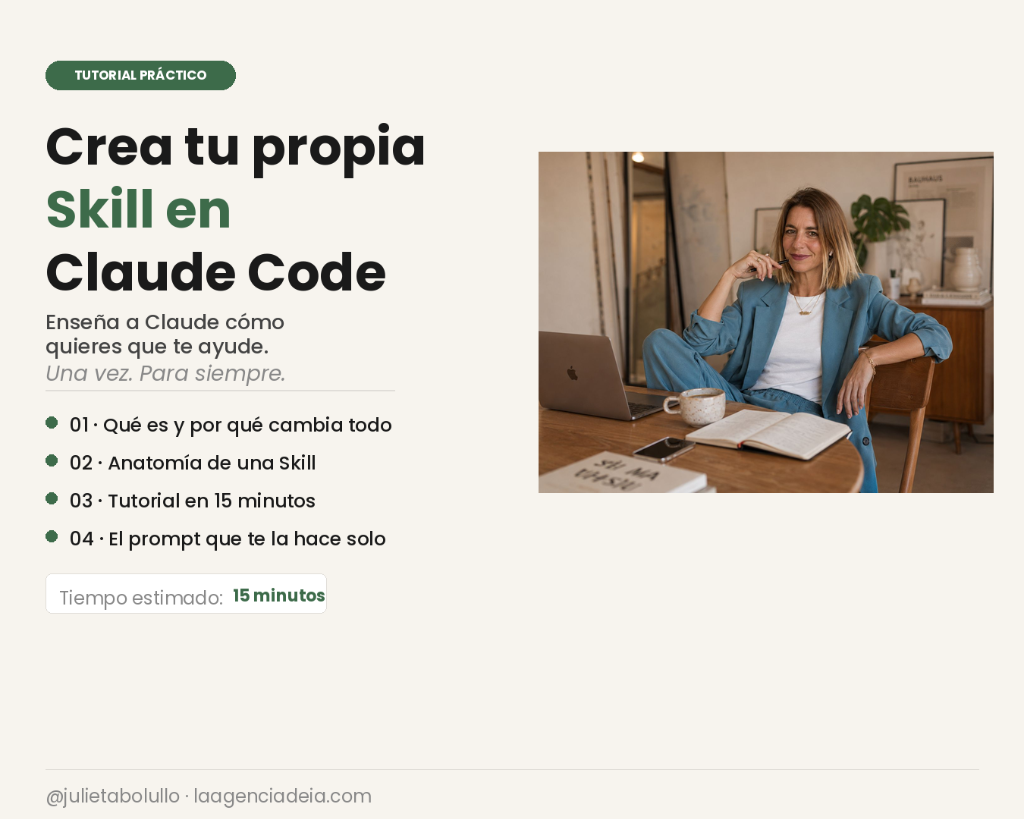 Crea tu propia Skill en Claude Code