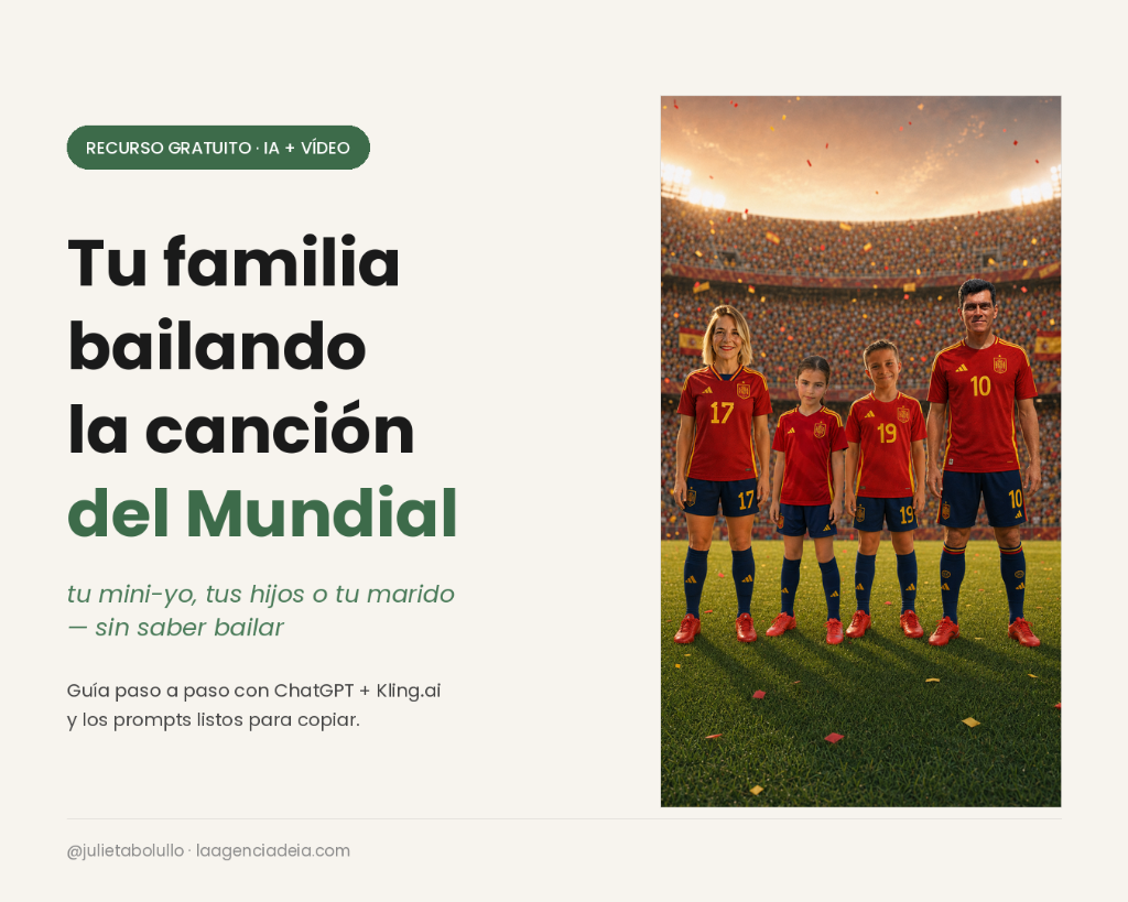 Tu familia bailando la canción del Mundial