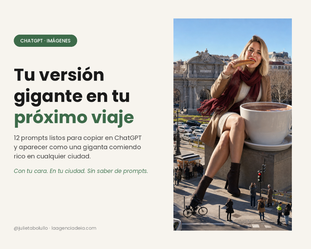 Tu versión gigante en tu próximo viaje