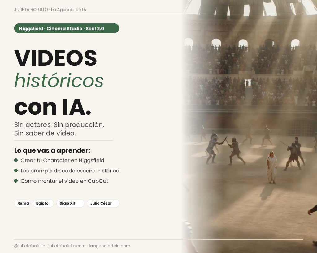 Vídeos históricos con IA