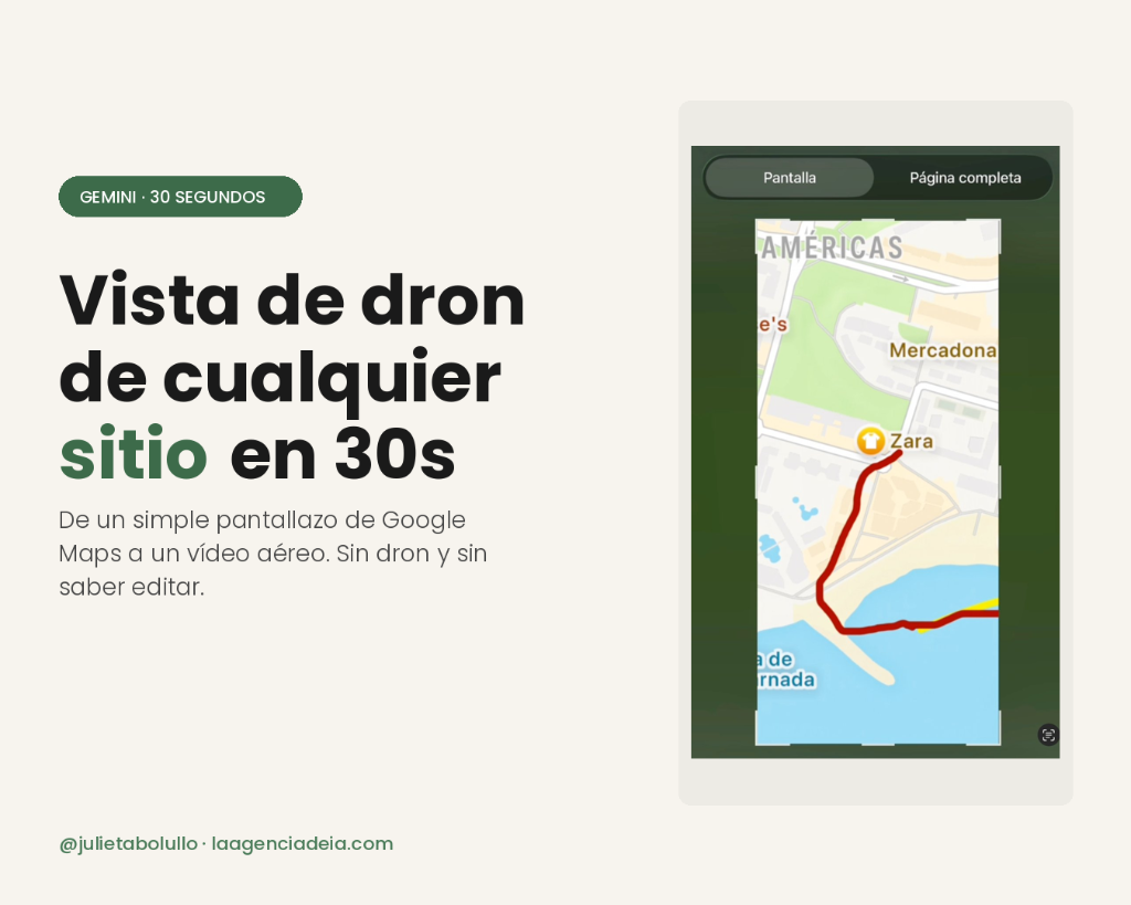 Vista de dron de cualquier sitio en 30s